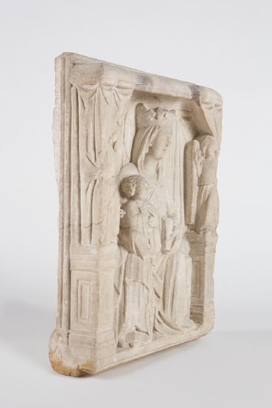 Neznámy sochár – Enthroned Madonna with Angels 