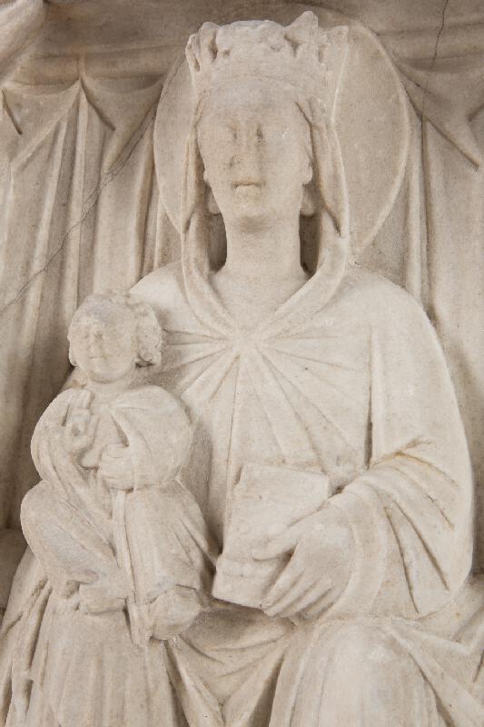 Neznámy sochár – Enthroned Madonna with Angels 