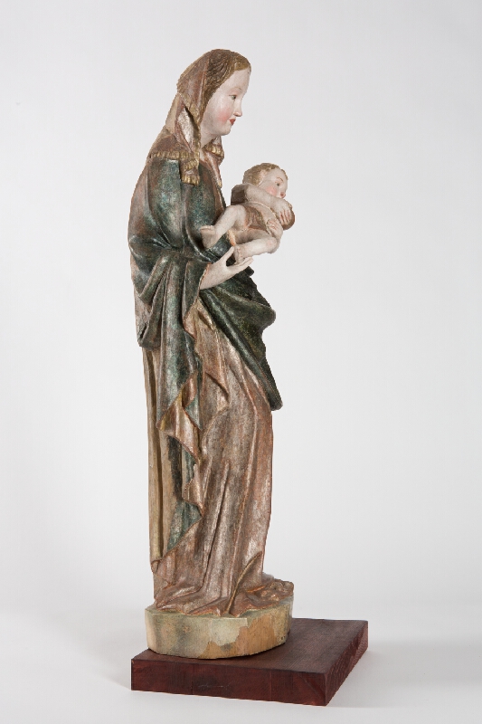 Slovenský rezbár z 15. storočia – Madona s Ježiškom 