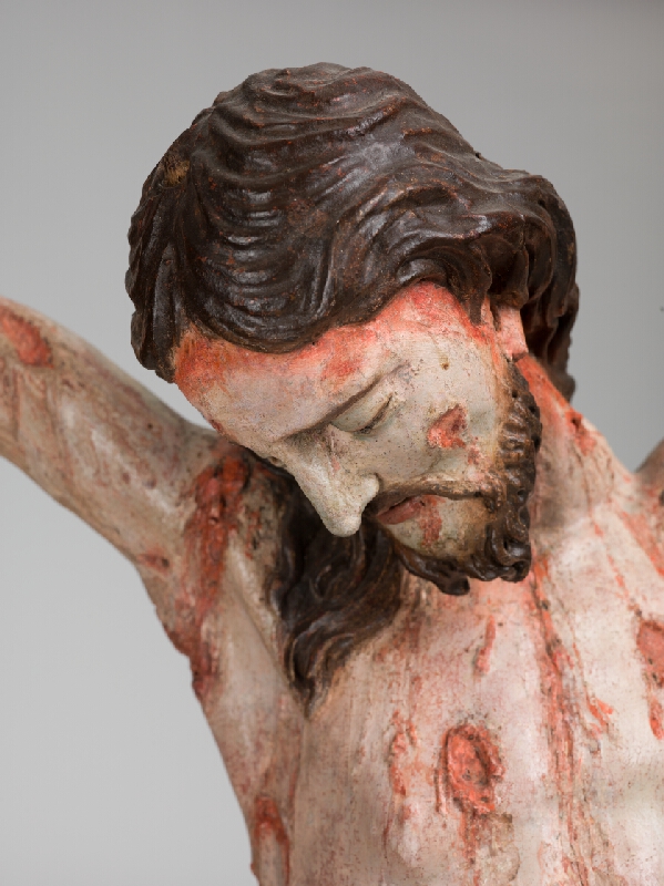 Stredoeurópsky sochár – Ukrižovaný Kristus (Morový krucifix) 