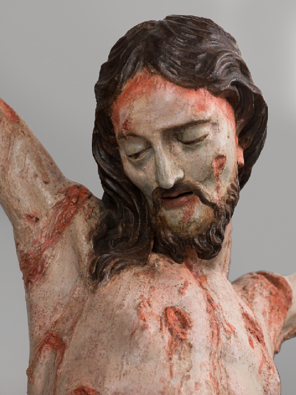 Stredoeurópsky sochár – Ukrižovaný Kristus (Morový krucifix) 