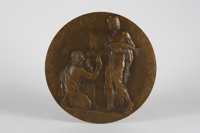 Andrej Peter – Návrh na medailu lekárskej fakulty nemeckej univerzity v Prahe 