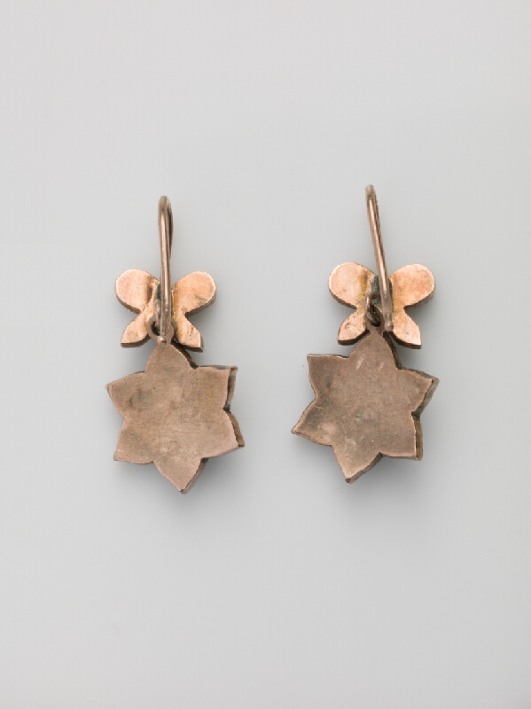 Český zlatník z 19. storočia – Súprava - Náušnice 