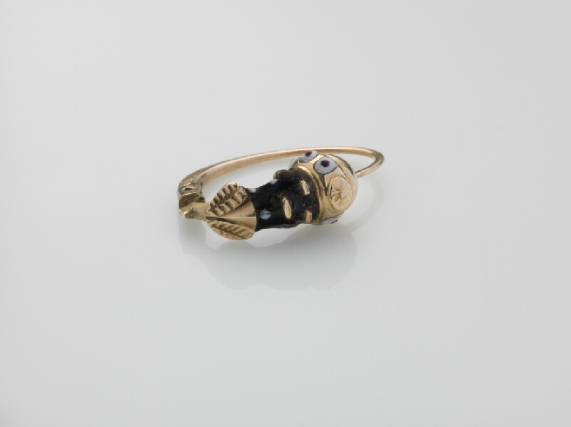 Stredoeurópsky zlatník z 19. storočia – Náušnica s morčičom III. 