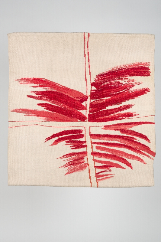 Katarína Šujanová – Červeno-biely gobelín II 