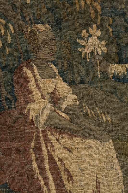 Francúzsko - zo 17. - 18. storočia Západoeurópska manufaktúra - Flámsko – Galantná scéna 