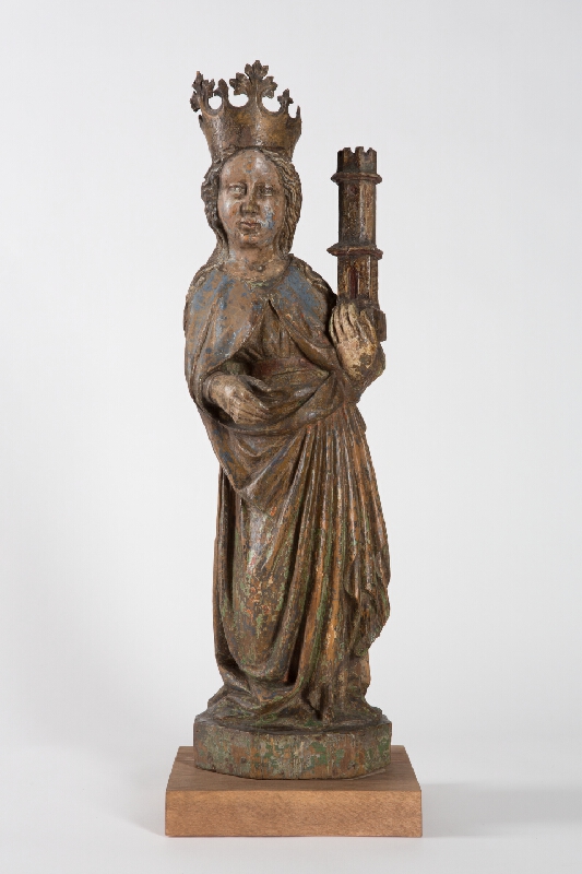 Slovenský rezbár z 15. storočia – Svätá Barbora-panna a mučednica 
