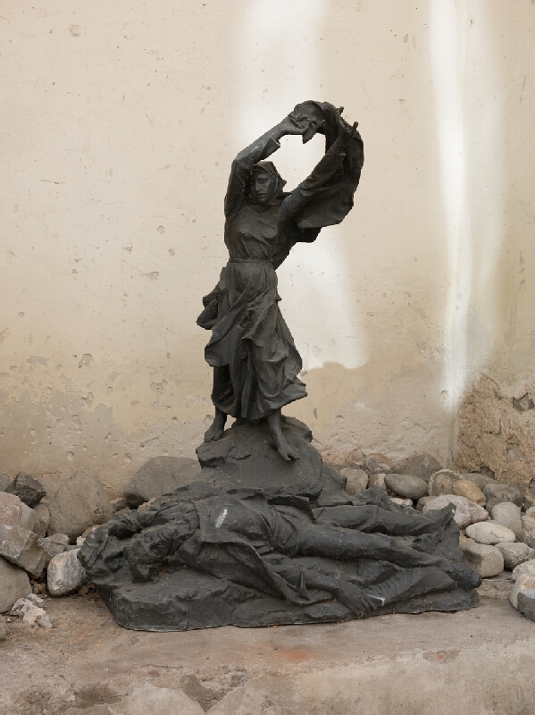 František Gibala – Model pomníka SNP pre Tokajík/Návrat do vyvraždenej obce 