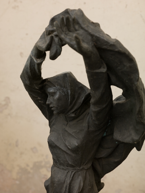 František Gibala – Model pomníka SNP pre Tokajík/Návrat do vyvraždenej obce 