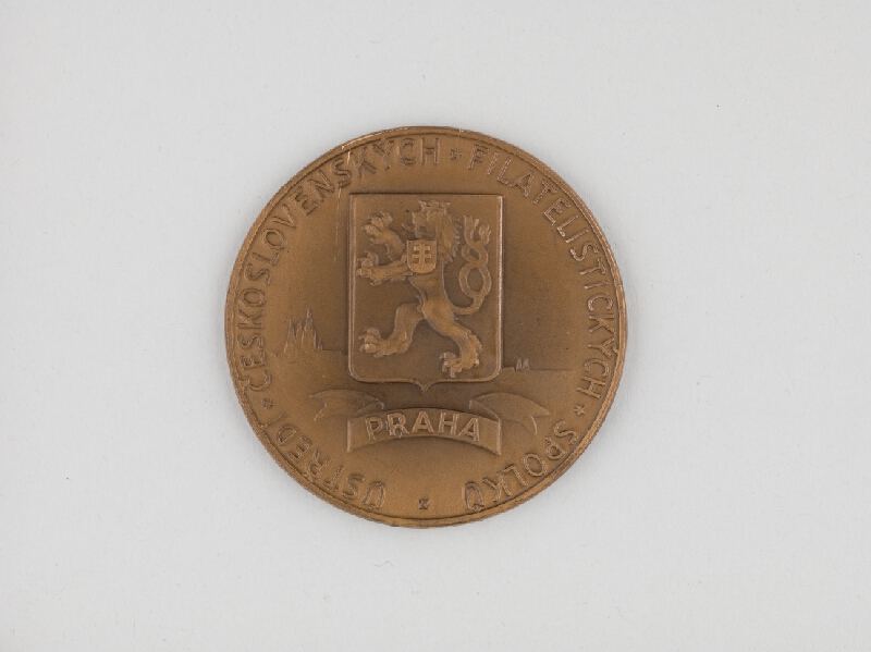 Andrej Peter – Medaila na pamäť 30.výročia čs.poštovej známky 1918-1948 - averz 