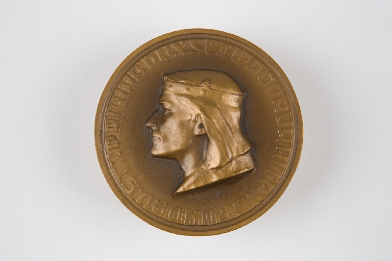 Ján Koniarek – Medaila k výročiu založenia Pribinovho kostola v Nitre/averz 