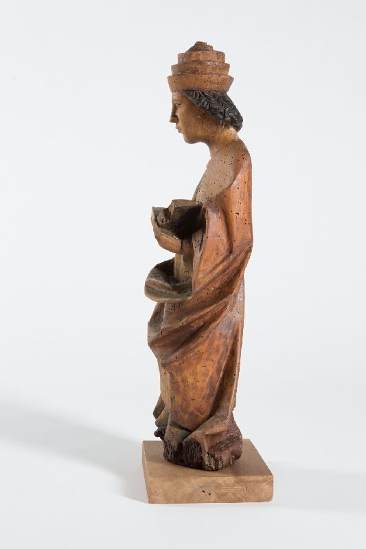 Spišský rezbár z konca 15. storočia – Svätec-pápež-Svätý Gregor? 