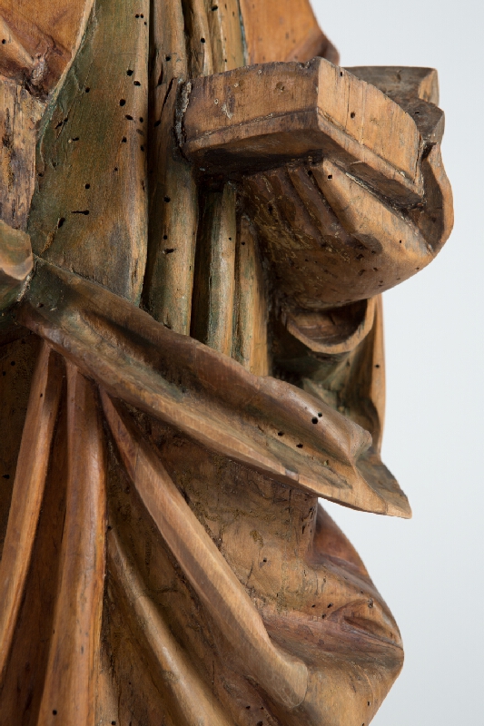 Spišský rezbár z konca 15. storočia – Svätec-pápež-Svätý Gregor? 