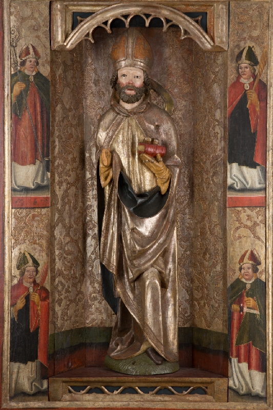 Slovenský rezbár z 1. štvrtiny 16. storočia – Svätý Mikuláš biskup 