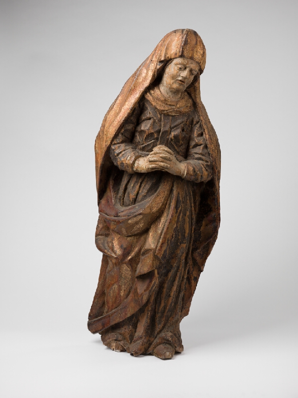 Stredoeurópsky rezbár-slovenský zo 17. storočia – Mária so zopnutými rukami 