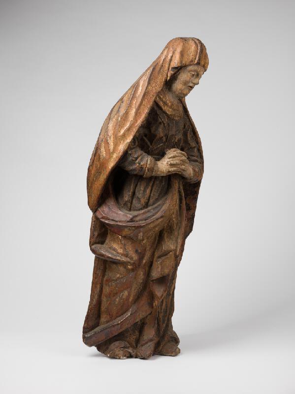 Stredoeurópsky rezbár-slovenský zo 17. storočia – Mária so zopnutými rukami 