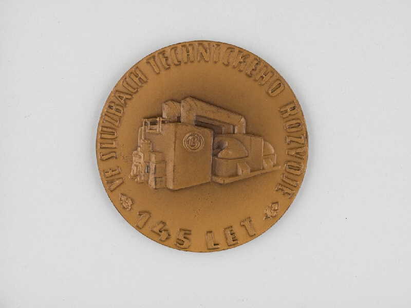 Andrej Peter – Medaila - První brněnská strojírna n.p.ZKG 1814.1959 
