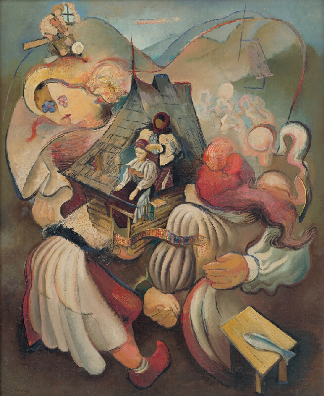 Imrich Weiner-Kráľ – Čepčenie na Rachovsku, 1935, Slovenská národná galéria 