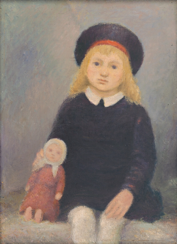 Ján Mudroch – Dievčatko s bábikou 