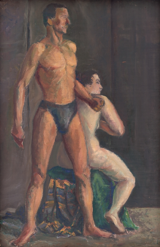 Ľudovít Fulla – Akt muža a akt ženy 