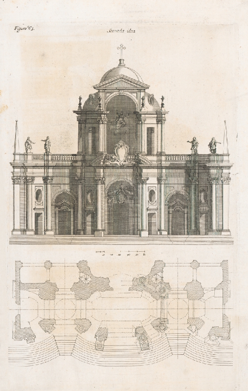 Andrea Pozzo, Giacomo Böemo Komarek – Fig.65. - Druhý oltár s tým istým efektom,trochu zmeneným 