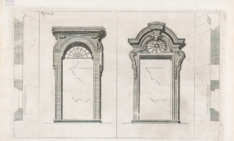 Andrea Pozzo, Giacomo Böemo Komarek – Fig.100. - Portály - 1 