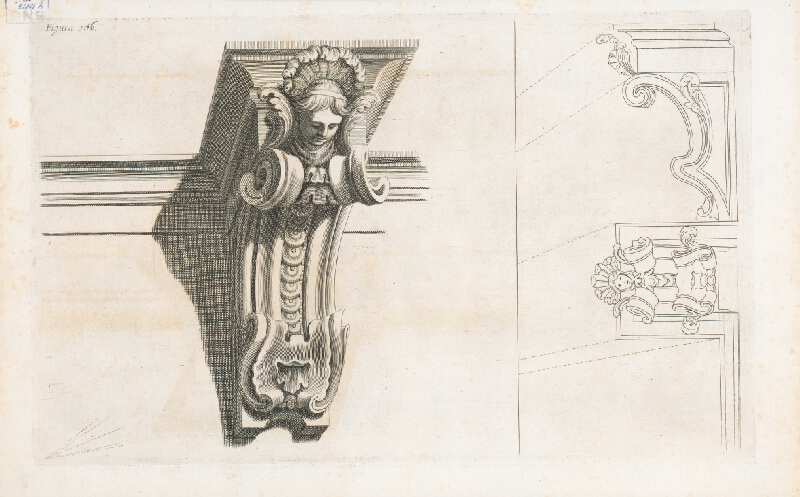 Andrea Pozzo, Giacomo Böemo Komarek – Fig.107. - Zdobené konzoly 