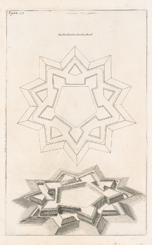 Andrea Pozzo, Giacomo Böemo Komarek – Fig.115. - Pevnosti päťboké 