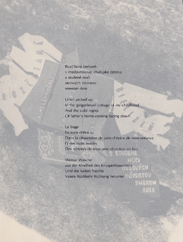 Juraj Meliš – Vizuálna poézia XVI. 