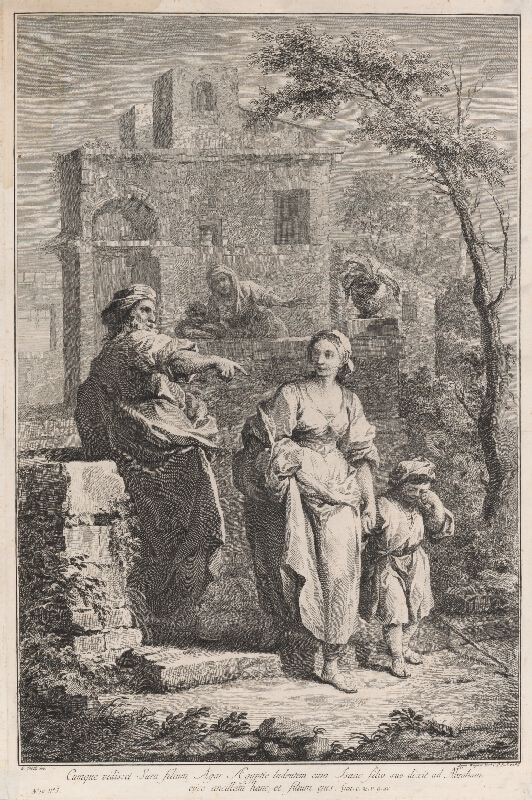 Giuseppe Zocchi – Vyhnanie Agary 