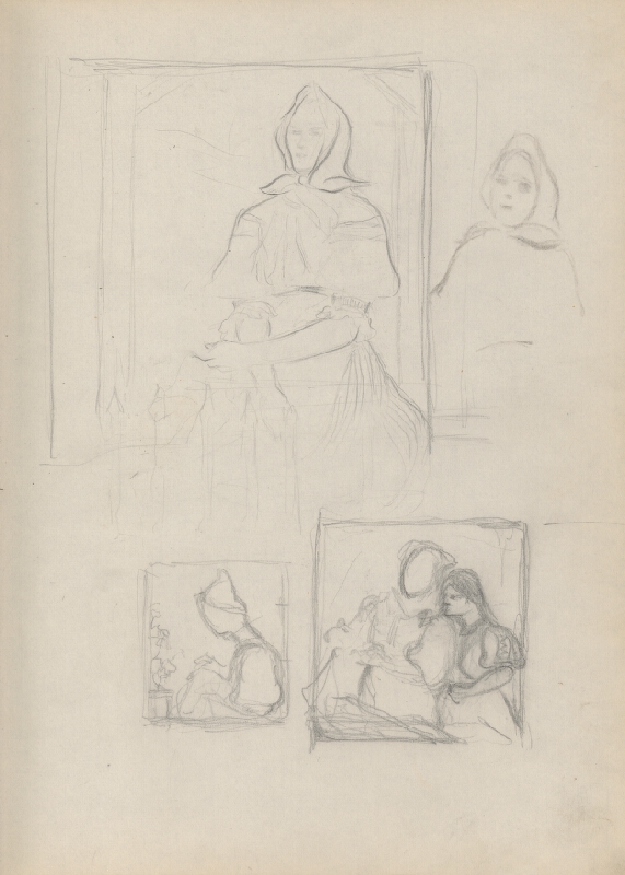 Štefan Polkoráb – Náčrtník s figur. štúdiami  