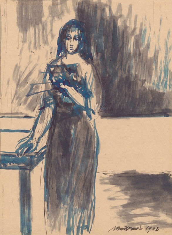 Ján Mudroch – Žena pri stole 