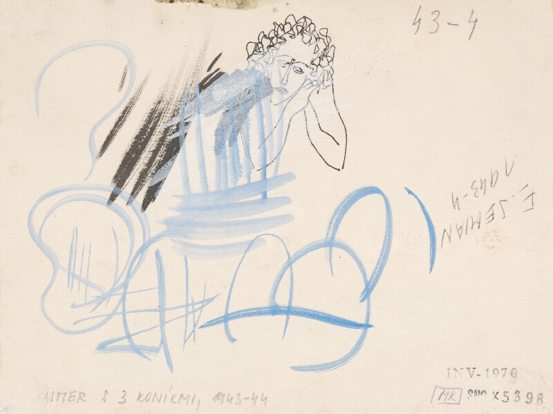 Ervín Semian – Pastier s troma koníkmi 