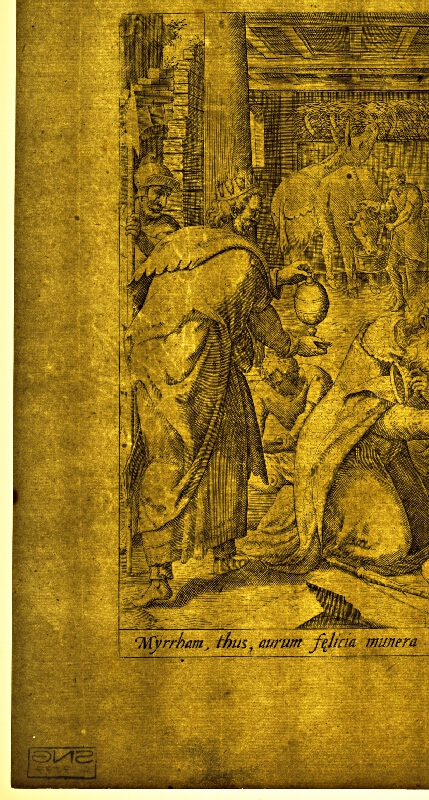 Claes Jansz. Visscher – Klaňanie Troch kráľov 