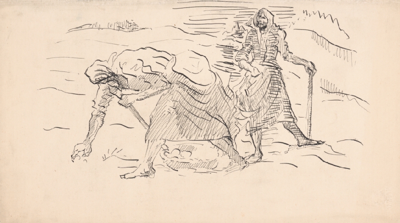 Arnold Peter Weisz-Kubínčan – Vykopávanie zemiakov 