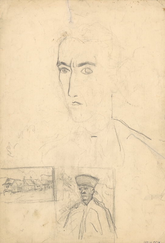 Arnold Peter Weisz-Kubínčan – Skice postáv z jarmoku 