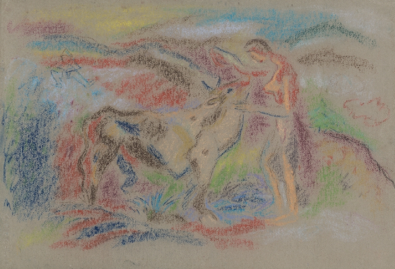 Arnold Peter Weisz-Kubínčan – Žena s kravou 