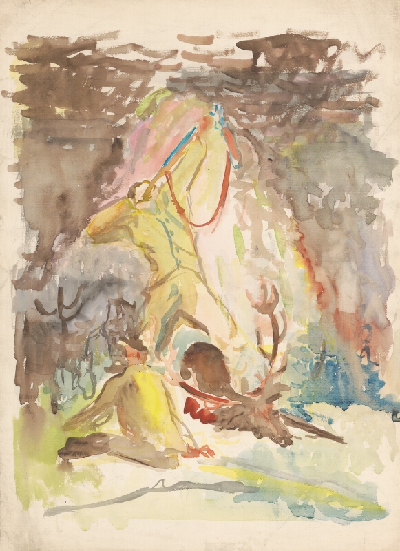 Arnold Peter Weisz-Kubínčan – Hunting Motif 
