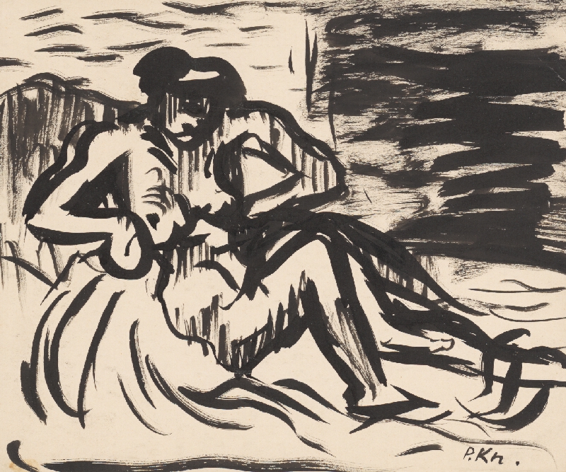 Arnold Peter Weisz-Kubínčan – Seated Nude 