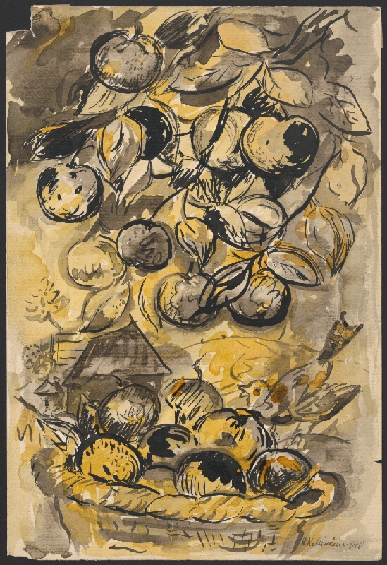 Arnold Peter Weisz-Kubínčan – Still Life with Apples 