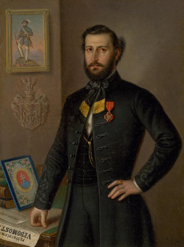 Peter Michal Bohúň – A study painting for the Portrait of Ján Francisci as Count of the Liptov County  