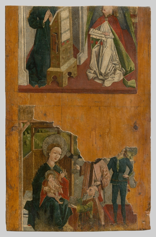 Spišský maliar, Neznámy maliar – Zvestovanie, Klaňanie-1.strana, Bolestná Panna Mária - 2.strana 