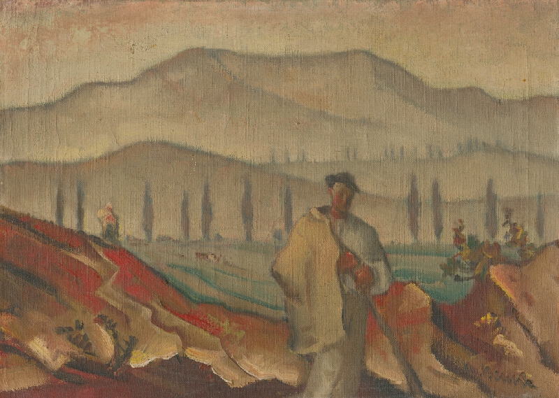 Martin Benka – Štúdia zo Spišského Podhradia 