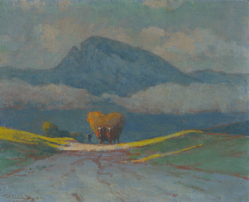 Ľudovít Čordák – Zvážanie sena 