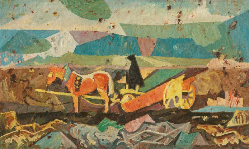 Ľudovít Fulla – V poli na jeseň 