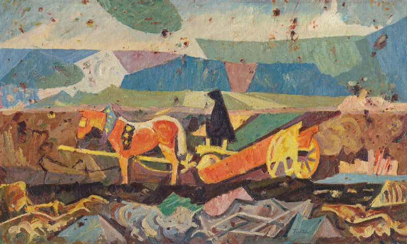 Ľudovít Fulla – V poli na jeseň 