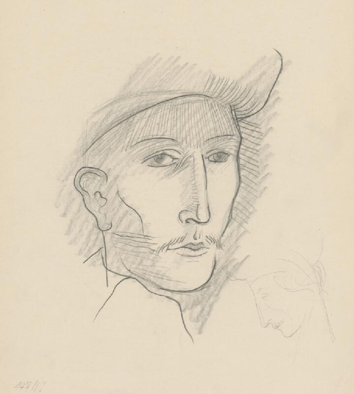 Mikuláš Galanda – Hlava muža v klobúku 