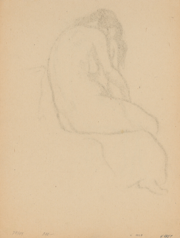 Mikuláš Galanda – Sediaci akt z boku 