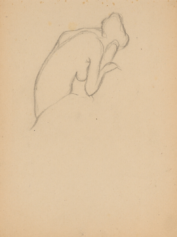 Mikuláš Galanda – Zohnutý poloakt od boku 