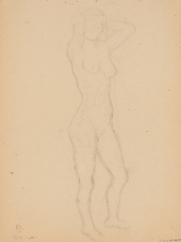 Mikuláš Galanda – Zohnutý poloakt od boku 